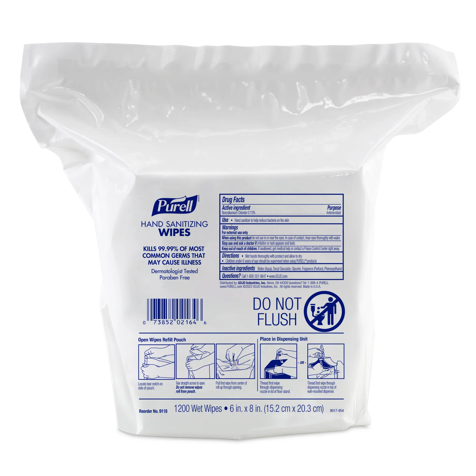 PURELL® HAND SANITIZING WIPES