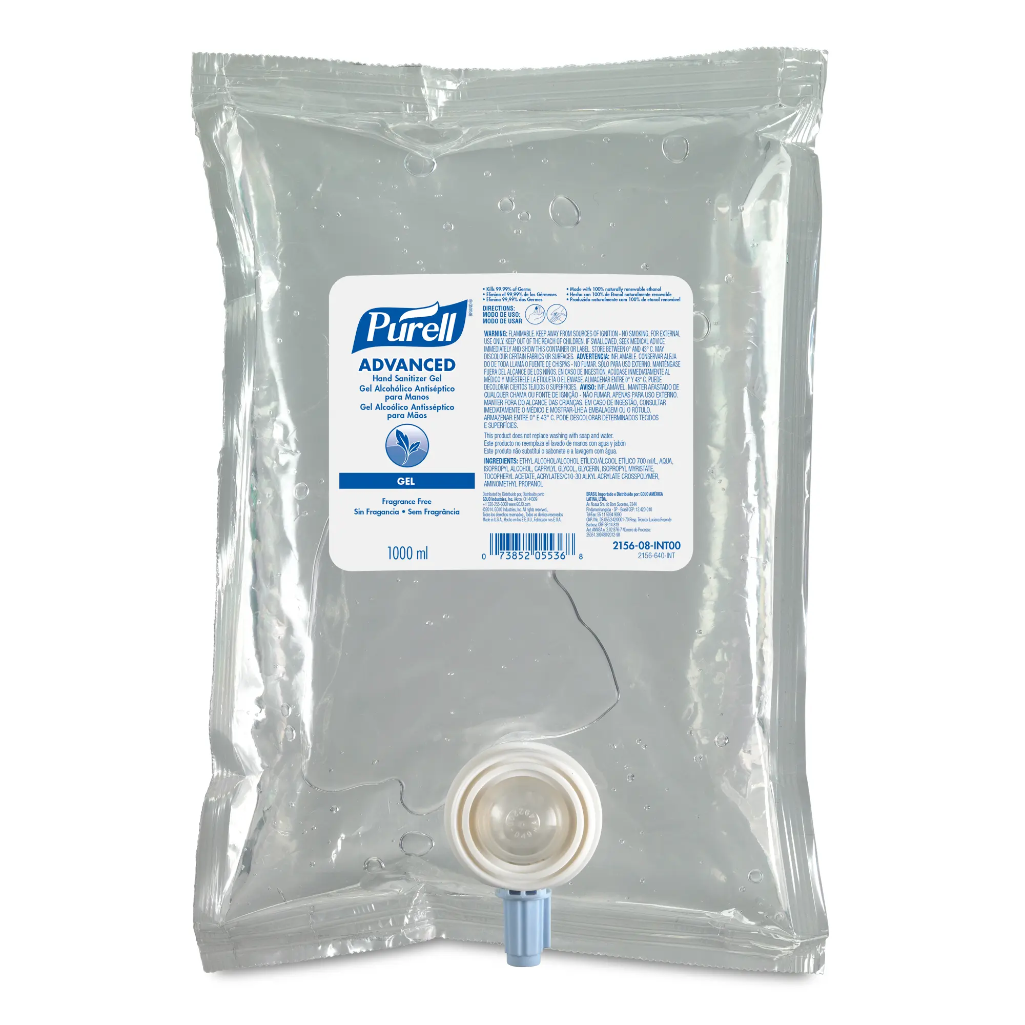 PURELL® ADVANCED GEL ALCOHÓLICO ANTISÉPTICO PARA MANOS