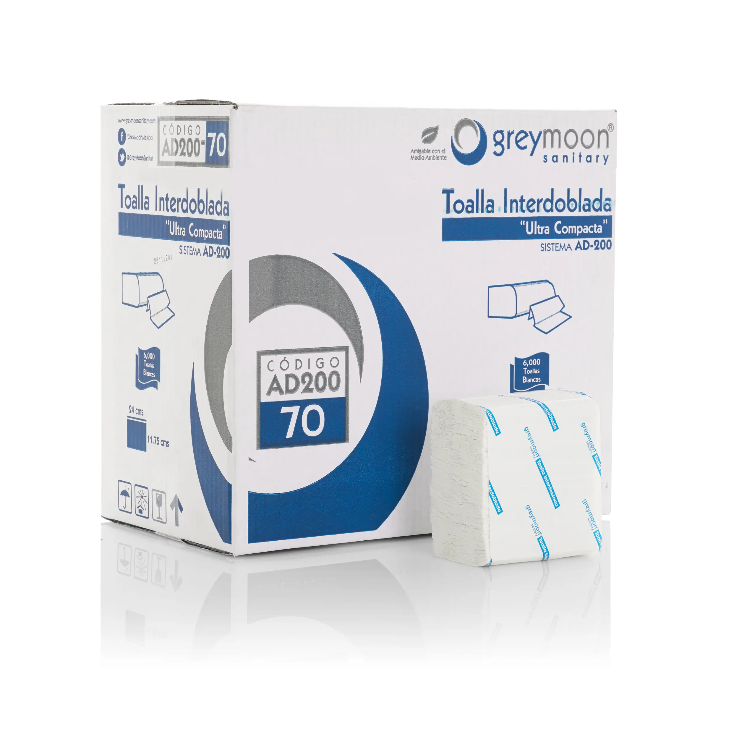 TOALLA INTERDOBLADA “ULTRA-COMPACTA”