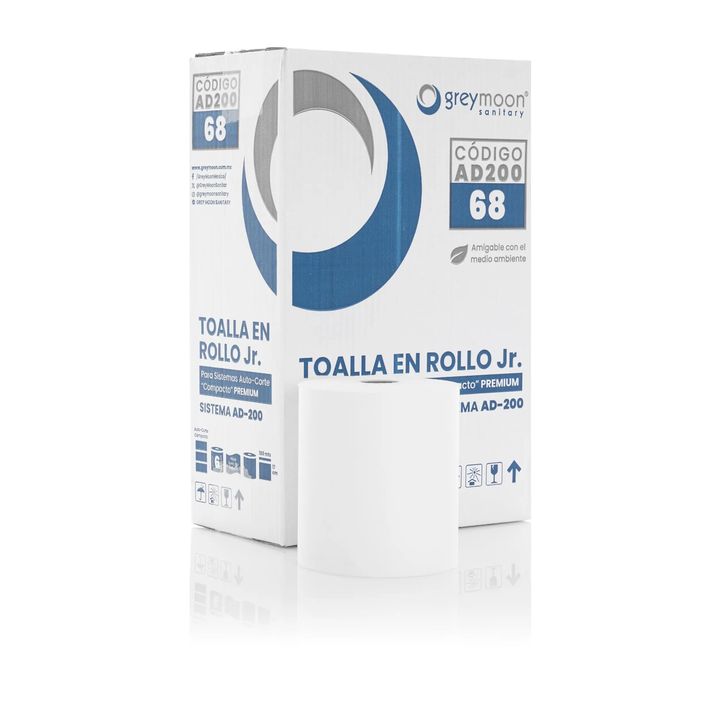 TOALLA EN ROLLO "AUTO-CORTE COMPACTO JR."